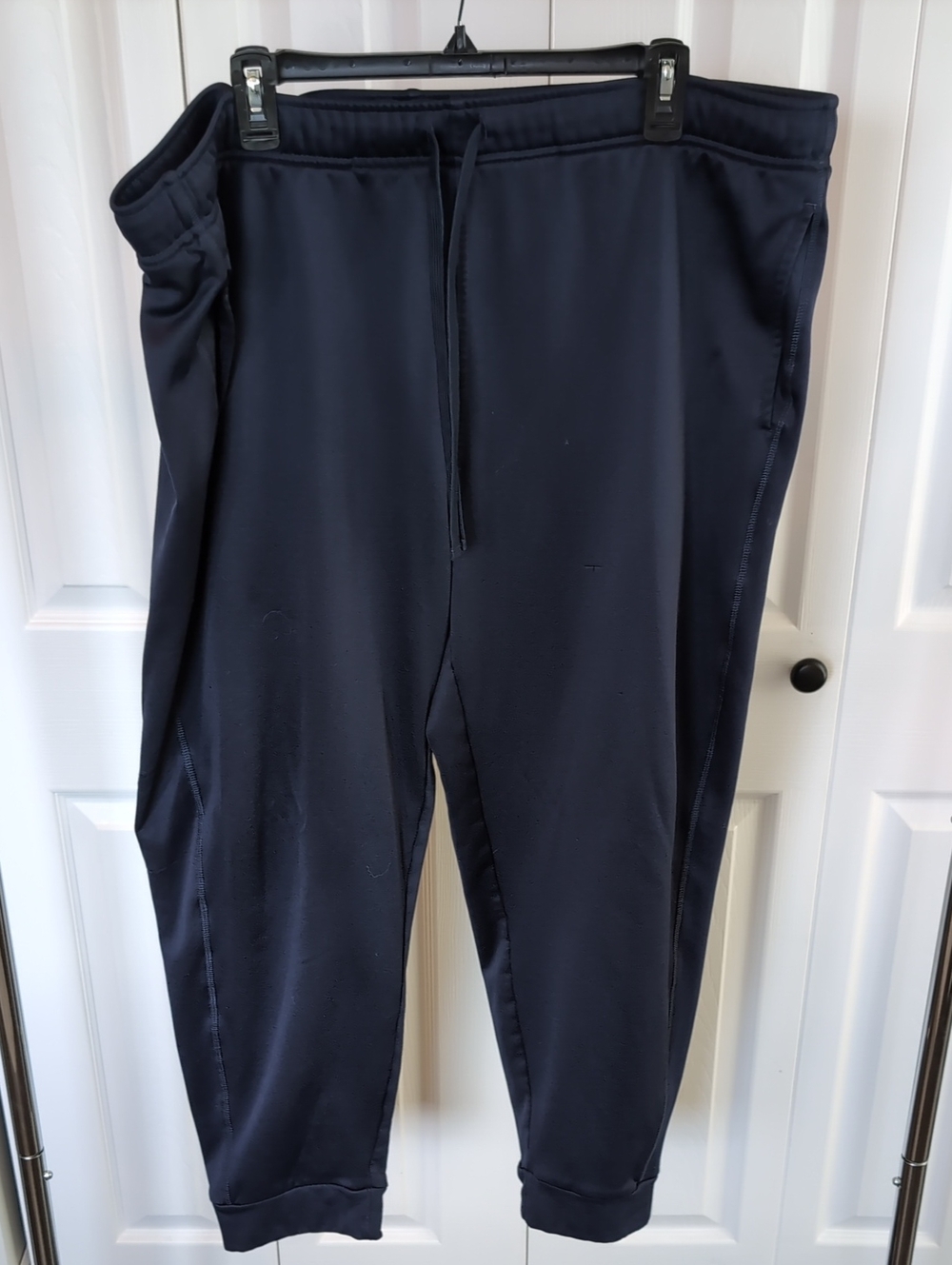 Reebok Men's Dark Navy Drawstring Joggers
